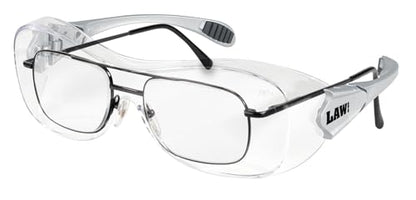 MCR Safety Glasses OG110AF Law Over The Glass Safety Dialectric Glasses, Polycarbonate Clear Lens with UV Protection, Scratch Resistant and Anti-Fog Coating , 1 Pair - color: Clear