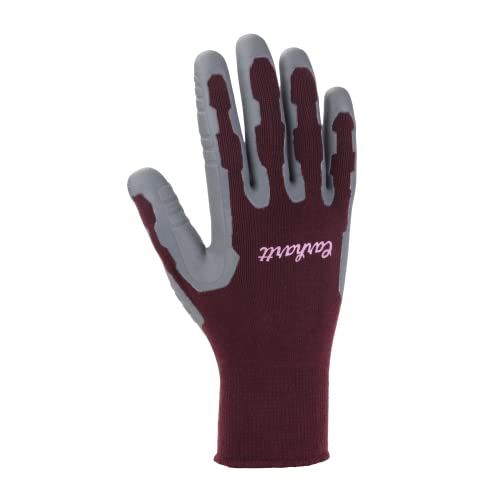 Carhartt Women's WA698 Women's Knuckler Glove - color: Dusty Plum, size: Small (Pack of 1)