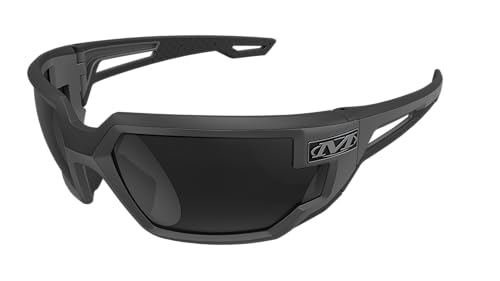Mechanix Wear: Vision Type-X Safety Glasses with Advanced Anti Fog, Scratch Resistant, Black Frame, Protective Eyewear, Lightweight Glasses, Ventilated Temples, For Outdoor Use (Smoke Lens) - color: Smoke Lens, style: 1 Pair