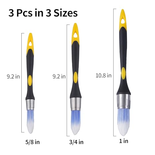 Trim Paint Brushes for Walls, Paint Brush Set, Trim Brushes for Painting, for Wall Touch Up Home Furniture