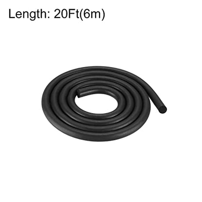 uxcell Foam Rubber Weather Seal Strip, 7mm(9/32") Diameter 6 Meters (19.69Ft) Long Round EPDM Rubber for DIY Gasket, Warehouse, Pads, Foam Tubing, Crafts - size: 7mmx6m