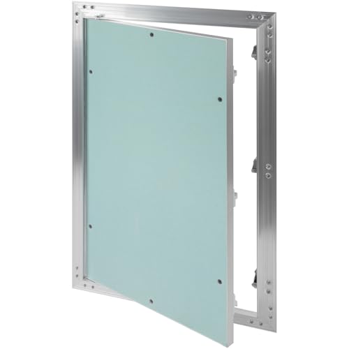 12" x 20" Waterproof Drywall Access Panel, Tileable and Paintable Ceiling and Wall Access Panel for Drywall, Wire Cover for Wall Covering Panels, Push to Open, Flush-Mount Wall Hole Cover - size: 12" X 20"