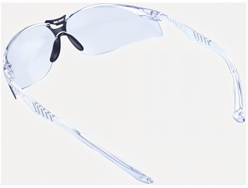LIBUS Safety Glasses, Clear Anti-fog & Scratch, ANSI Z87.1, UV Protection, Front/Side Spark & Dust Shield, Polycarbonate Lens - size: Pack of 10