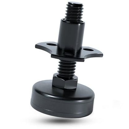 Adjustable Furniture Feet Leveling Feet Kit, Heavy Duty Furniture Levelers with Mounting Plates, Felt Pads, Screws and Wrench, 3/8 16 Thread, Supports 1320 Lb, Height Range 3/4 to 1 3/4 Inch
