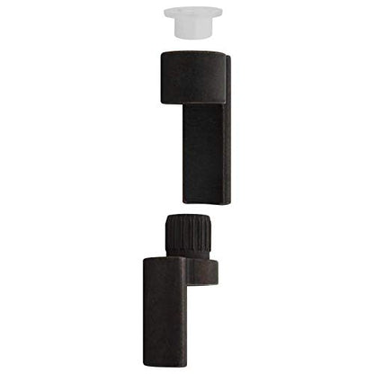Nuk3y Door Saver 3 III Hinge Pin Stop for Residential Doors Fits All 3"" to 4-1/2"" Hinges (Oil Rubbed Bronze) - color: Oil Rubbed Bronze