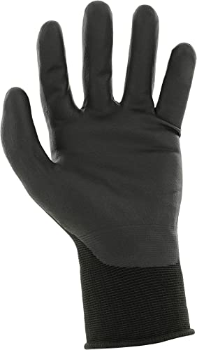 Mechanix Wear SpeedKnit S1DC05 Coated-Knit Work Gloves - Durable Cut & Abrasion Resistant Safety Gloves - Touchscreen Compatible - Machine Washable - Large - Black - size: Large