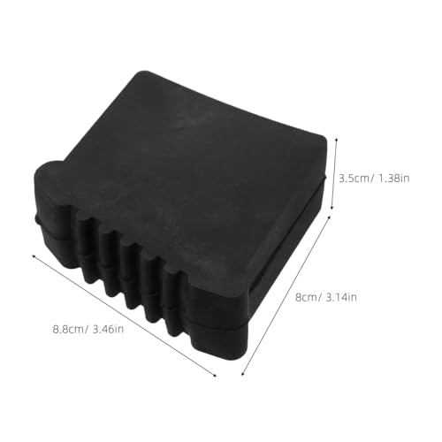 CALLARON 2 Pack Ladder Feet Pads Non Slip Rubber Replacement Covers for Step Ladder Feet Cushion Floor Protectors Anti Skid Stabilizer Pads for Indoor Outdoor Use