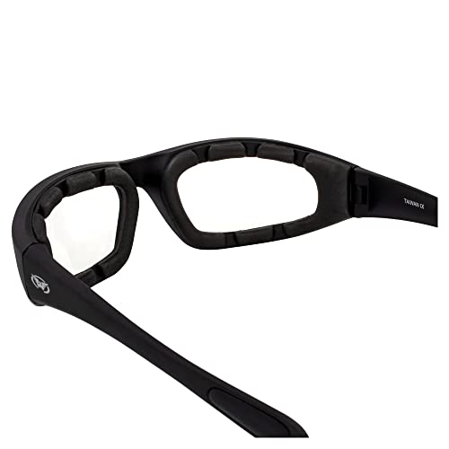 Global Vision Eyewear Kickback Sunglasses with EVA Foam - color: Clear Lens