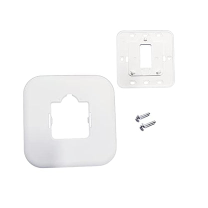 THP2400A1080 Large Cover Plate & Electrical Box Adaptor for T-Series Thermostats, White (1)