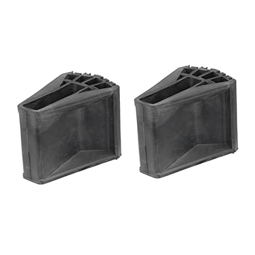 HOMSFOU 2pcs Non-Slip Ladder Foot Pads Attic Ladder Grip Mats Stair Treads Carpet