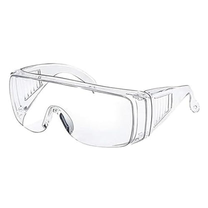 Clear Safety Glasses, Splash Proof Goggles with Anti Fog, Lab Protective Goggles, Lightweight Protective Eyewear Over Glasses Impact Scratch Resistant