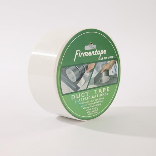 Waterproof repair tape suitable for fabric, Awning, Camper roof, Abdomen, Waterproof fabric,Tent,Sailboat and boat cover outdoor repair patches,Heavy-duty,UV resistant, Multi-purpose(White) - color: White