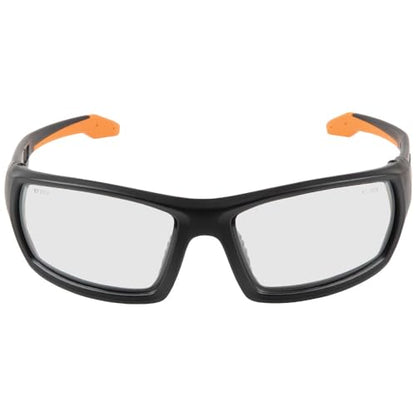 KLEIN TOOLS 60163 Safety Glasses, Professional PPE Protective Eyewear with Full Frame, Scratch Resistant and Anti-Fog, Clear Lens - style: Professional