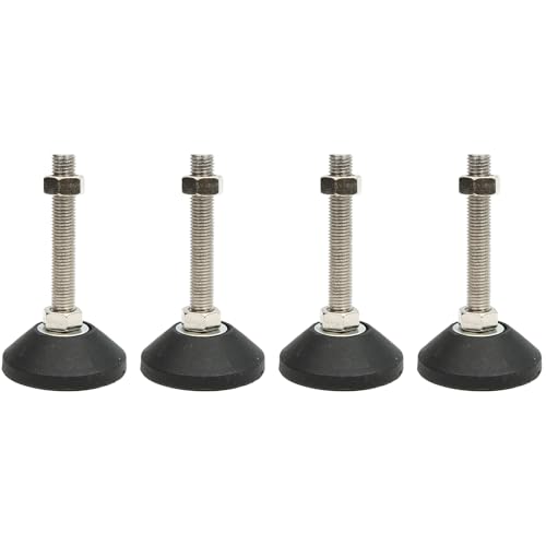 BORDSTRACT Furniture Leveling Feet, 4 pcs M8 Heavy Duty Height Adjuster Foot Feet Leveler Thread Size for Tables, Chair, Sofa, Workbench, Dresser, Bench, Cabinets(D40*M8*L30) - size: D40*M8*L30