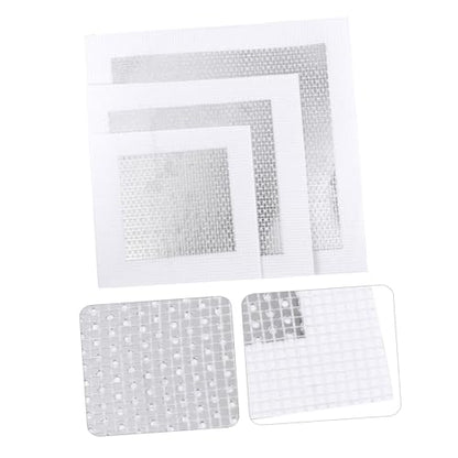 POPETPOP 3pcs Self Adhesive Wall Repair Patch Kit for Drywall Lightweight High Strength Easy to Use for Repair