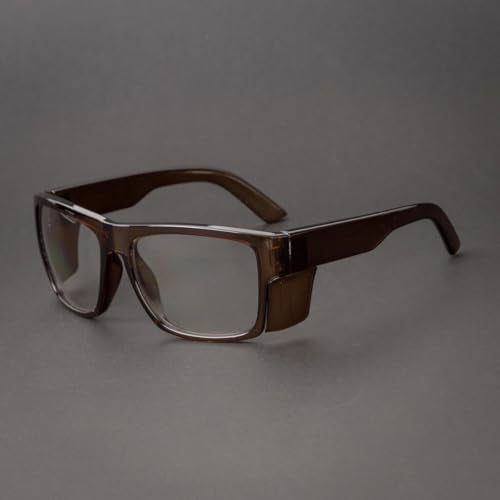 TransitionSafetyGlaseswith ANSI Z87+ImpactApproved Wraparound&Anti Bluelight UV400 - color: Olive Green