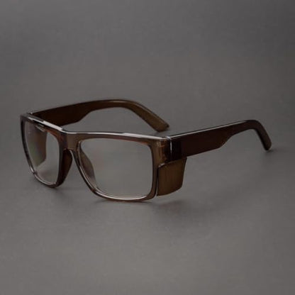 TransitionSafetyGlaseswith ANSI Z87+ImpactApproved Wraparound&Anti Bluelight UV400 - color: Olive Green