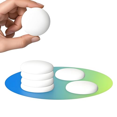 Wall Protectors from Door Knobs-Efbock White Silicone Door Stoppers Wall Protector-Premium Door Bumper Wall Guards for Home or Office -Self Adhesive Door Handle Bumper Guard Stopper Rubber Stop 6pcs - color: White