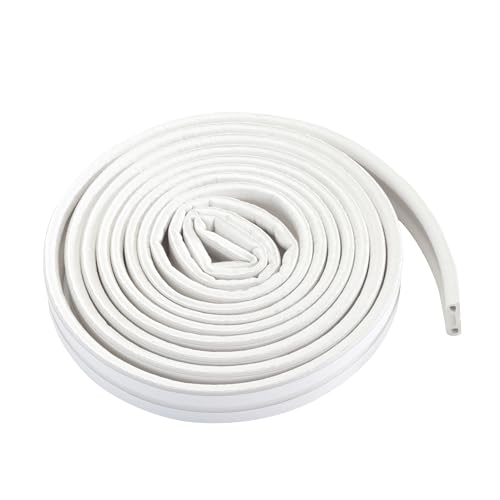 M-D Building Products 02576 7/32 in. x 3/8 in. x 17 ft. White Premium Rubber Window Seal for Small Gaps - color: White, size: 7/32 in. x 3/8 in.
