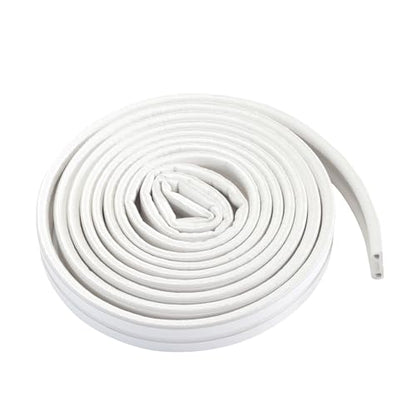 M-D Building Products 02576 7/32 in. x 3/8 in. x 17 ft. White Premium Rubber Window Seal for Small Gaps - color: White, size: 7/32 in. x 3/8 in.