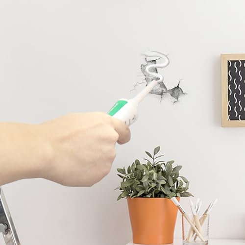 500g Wall Putty Hole Repair, Safe Wall Mending Agent, Drywall Repair Kit with Nozzle,Spackle for Drywall Paste, Easy to Fill Holes for Aluminum Metal Plaster Sheetrock Ceiling - size: 2Pcs_500g