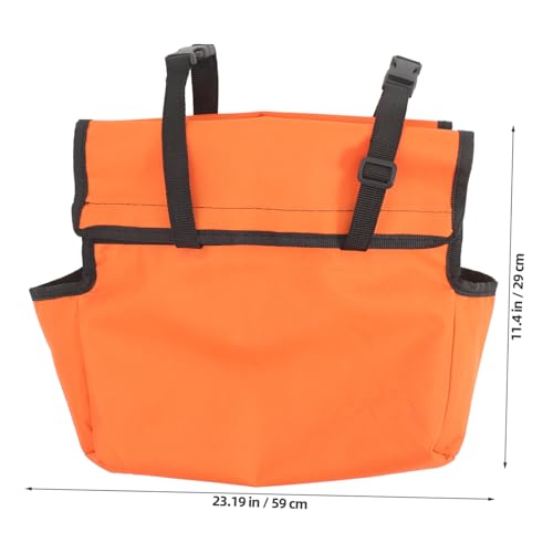 Collapsible Ladder Accessory Kit Large Capacity Tool Pouch for Ladder Easy-carry Storage Bag