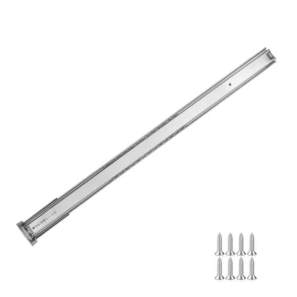LONTAN 5 Pcs Center Mount Drawer Slides Bottom Mount for Cabinet and Dresser 22 Inch Heavy Duty Drawer Rails 15.5" Extension Glide Track - size: 22 Inch
