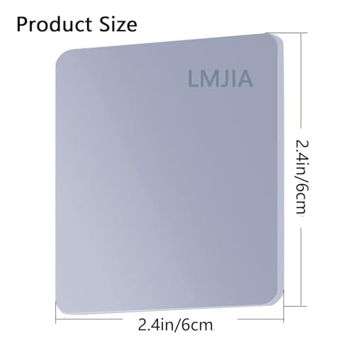 LMJIA Heavy Duty Double Sided Tape, Clear Reusable Mounting Tape Picture Hanging Adhesive Tape Removable Wall Tape Adhesive Poster Tape - size: Square-2.4inch*2.4inch