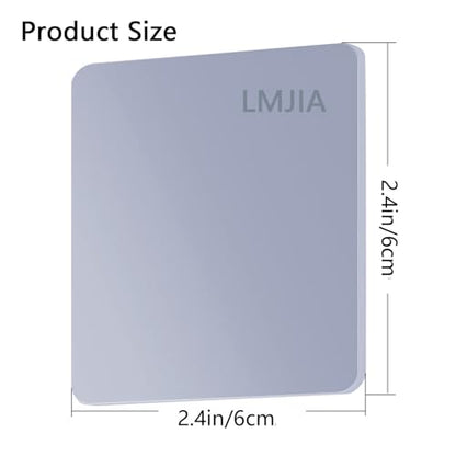 LMJIA Heavy Duty Double Sided Tape, Clear Reusable Mounting Tape Picture Hanging Adhesive Tape Removable Wall Tape Adhesive Poster Tape - size: Square-2.4inch*2.4inch