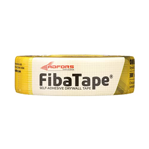 ADFORS Saint-Gobain FDW6429-U FibaTape Drywall Joint Tape, 1-7/8-Inch x 300-Feet, Yellow