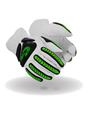 MAGID T-REX Rebel Series ANSI A6 Goatskin Para-Aramid Impact Gloves, 1 Pair, 10/XL (TRX814) - size: 10/XL, style: 1 Pair