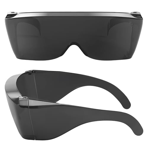 Cover-Ups Black Fit Over Sunglasses - Wrap Around Sunglasses - People Who Wear Prescription Glasses in the Sun - color: Black