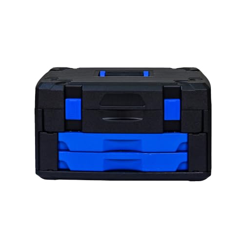 Mechanics Tool Set, 266-Piece General Tool Box with Drawer, Professional Hand Tool Kit for Home Repair & Automotive Maintenance, Durable Storage Case, Blue