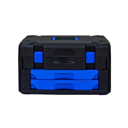 Mechanics Tool Set, 266-Piece General Tool Box with Drawer, Professional Hand Tool Kit for Home Repair & Automotive Maintenance, Durable Storage Case, Blue