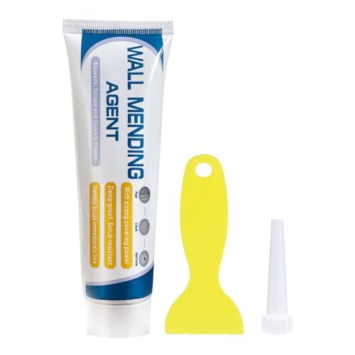 Drywall Patch Repair Kit: Wall Mending Agent for Holes & Cracks - Wall Repair Paste for Nail Holes, Dents & Small Damage-130g - color: 130g