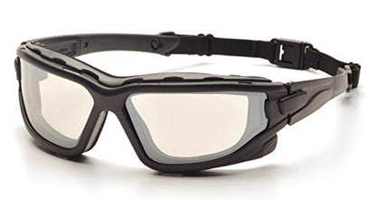 PYRAMEX I-Force Sporty Dual Pane Anti-Fog Goggle, Black Frame/Clear Anti-Fog Lens - color: I/O Mirror Anti-fog Lens / Black Frame/ Slim Style