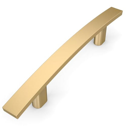 Amerdeco 10 Pack Bronze Cabinet Pulls - 3 Inch(76mm) Hole Center Hardware Kitchen Cabinet Handles for Bathroom and Dresser - Gold Finish ZH0003 - color: Champagne Bronze, size: 3"/76MM Hole Center