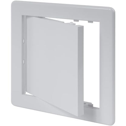 Vent Systems White ABS Plastic Access Panel 6 x 6 Inch (Cut-Out) - Access Door for Drywall, Wall, Ceiling - Electrical, Plumbing Service Wall Hole Cover - Inspection Door - 6.6 x 6.6 Inch (Outer) - size: 6 X 6 Inch / 150 X 150 Mm