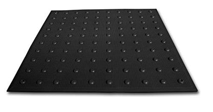 UltraTech 0757 - 4' x 2' Urethane Retrofit Ultra-ADA Warning Pad with Raised Truncated Dome Design, Black - size: 4' x 2', style: Black Retrofit