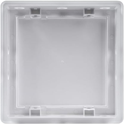 Vent Systems White ABS Plastic Access Panel 6 x 6 Inch (Cut-Out) - Access Door for Drywall, Wall, Ceiling - Electrical, Plumbing Service Wall Hole Cover - Inspection Door - 6.6 x 6.6 Inch (Outer) - size: 6 X 6 Inch / 150 X 150 Mm