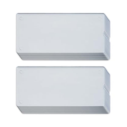 BLUE GINKGO 16 Dividers - Compatible with Medium 16-Drawer Storage Cabinet (16-Pack) - Clear - color: Clear, size: 16 Drawer