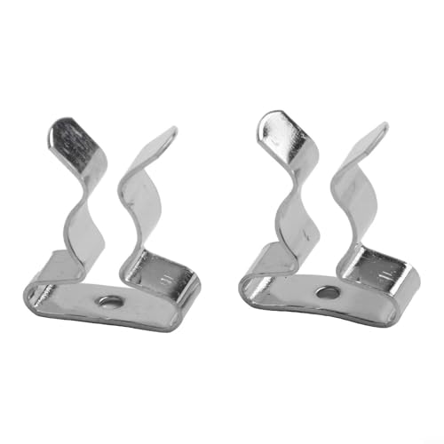 10 Pack Heavy Duty Manganese Steel Spring Terry Clips Wall Mount Tool Holders for Garage, Shed, and Workshop Organization, Fits 0.24 to 2 Inch Handles(8-10mm) - size: 8-10mm