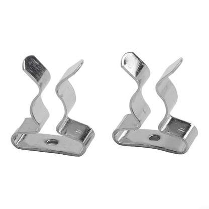 10 Pack Heavy Duty Manganese Steel Spring Terry Clips Wall Mount Tool Holders for Garage, Shed, and Workshop Organization, Fits 0.24 to 2 Inch Handles(8-10mm) - size: 8-10mm