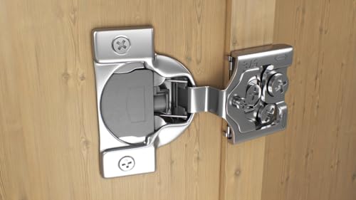 Berta 2-Pack, 5/8 inch Overlay Soft Closing Face Frame Cabinet Hinges, 105 Degree 6-Ways 3-Cam Adjustment Concealed Kitchen Cabinet Door Hinges with Screws (5/8 inch, 2 Pieces) - size: 5/8 In. Overlay | 2 Pieces