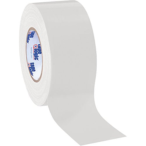 Aviditi (16 Rolls) Tape Logic 3 Inch x 60 Yards Multipurpose Duct Tape, White, 10.0 Mil Thick - for Temporary Repairs, Labeling, Patching, Marking and Social Distancing - color: White, style: 16 Pack