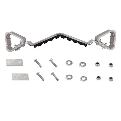 71-1 Padded Fixed V Rung for Werner Extension Ladder Rubber Supports Stable Grip for Garden, Workshop Maintenance, and Tree Trimming Operations