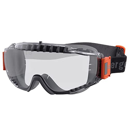 Ergodyne Skullerz Modi Protective OTG Safety Goggle, Indirect Venting, Anti Fog, Scratch Resistant - color: Clear Lens