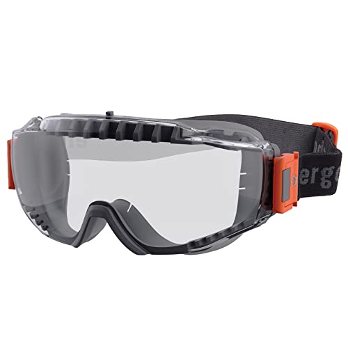 Ergodyne Skullerz Modi Protective OTG Safety Goggle, Indirect Venting, Anti Fog, Scratch Resistant - color: Clear Lens