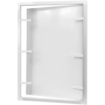 16" x 24" White Metal Access Panel, Service Shaft Door, Plumbing, Electricity Heating Alarm Wall for Drywall, Bathroom Services Hole Cover, Wall Covering - size: 16" x 24"