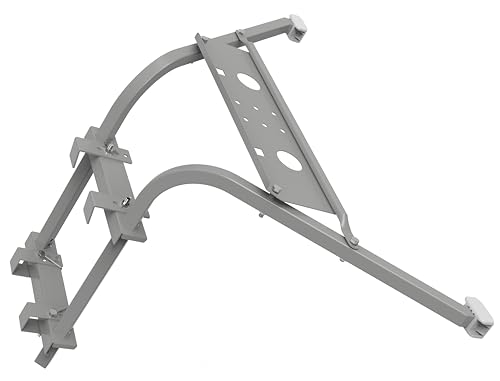 Extension Ladder Stabilizer for Roof Gutter,Ladder Standoff Stabilizer, Heavy Duty Steel Wing Span/Wall with Non-Slip Rubber Bottom Pad